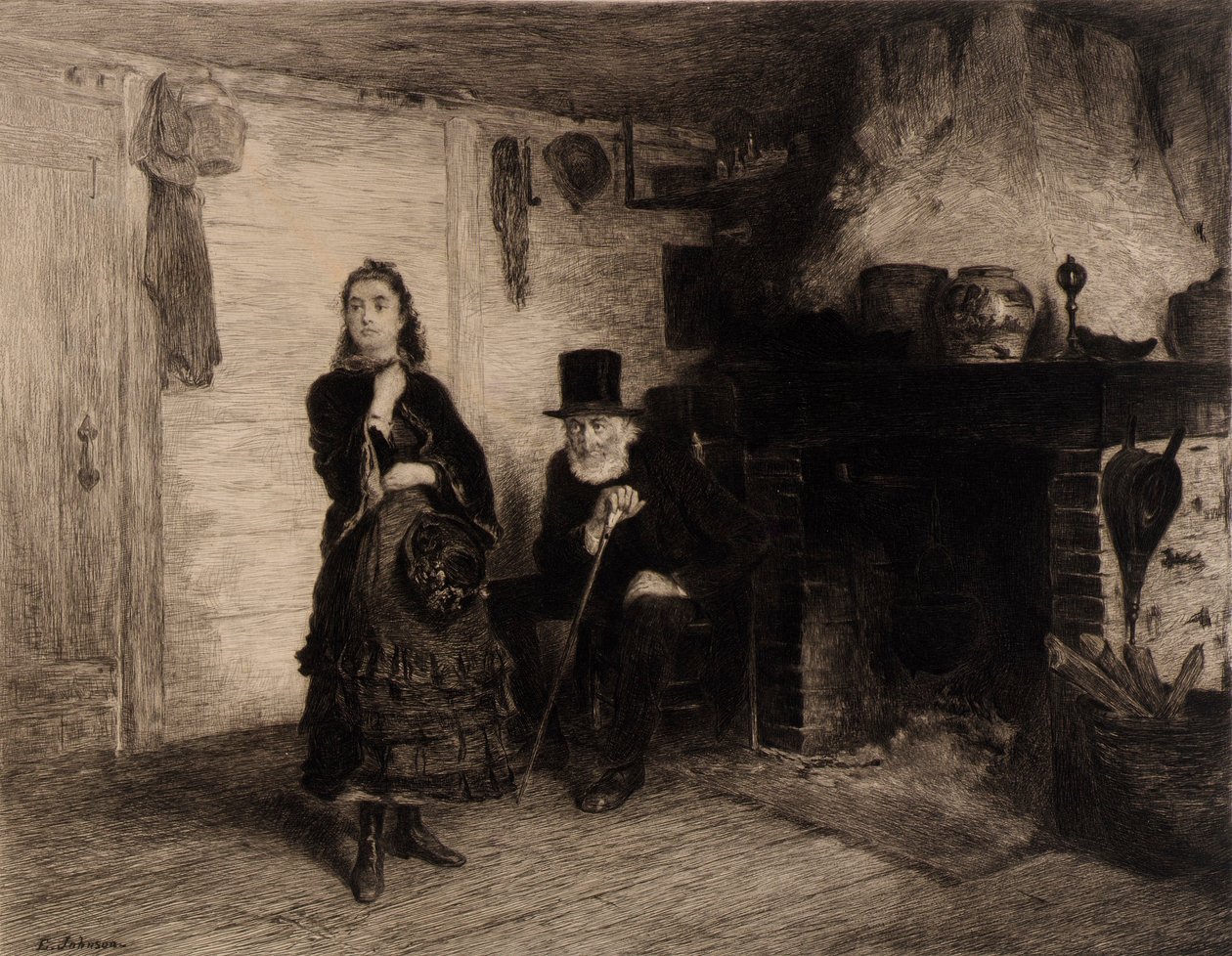 The Reprimand by Walter Shirlaw