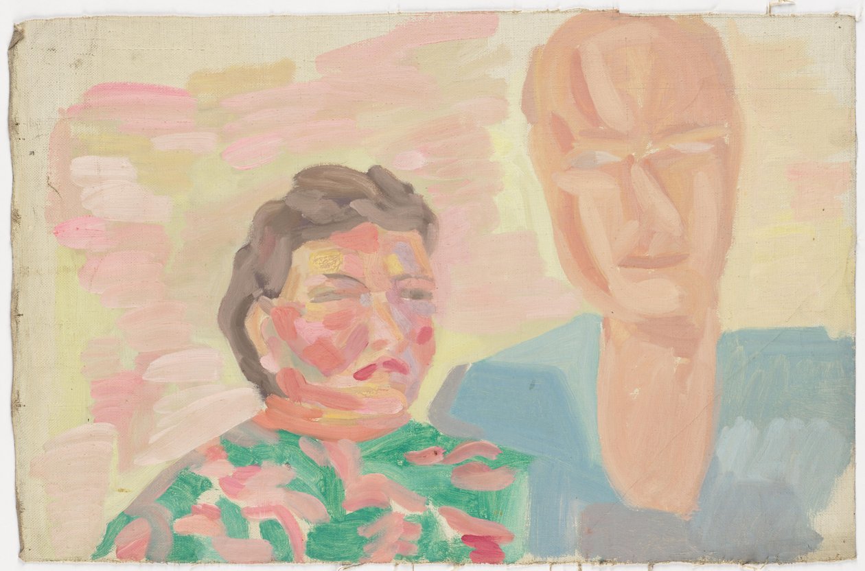 Double Portrait (Study) by Walther Gamerith