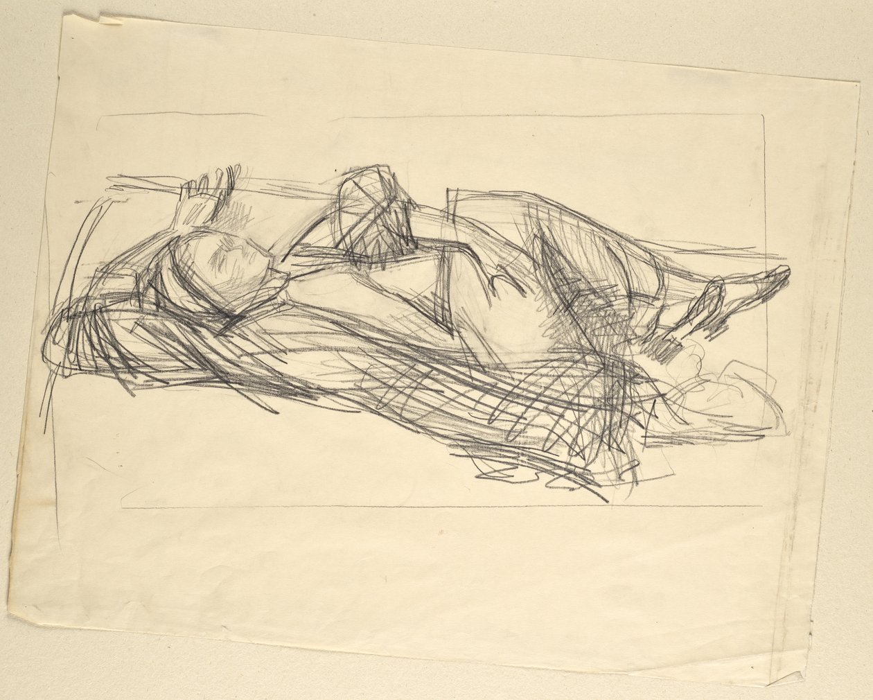 Grete Gamerith on Couch by Walther Gamerith