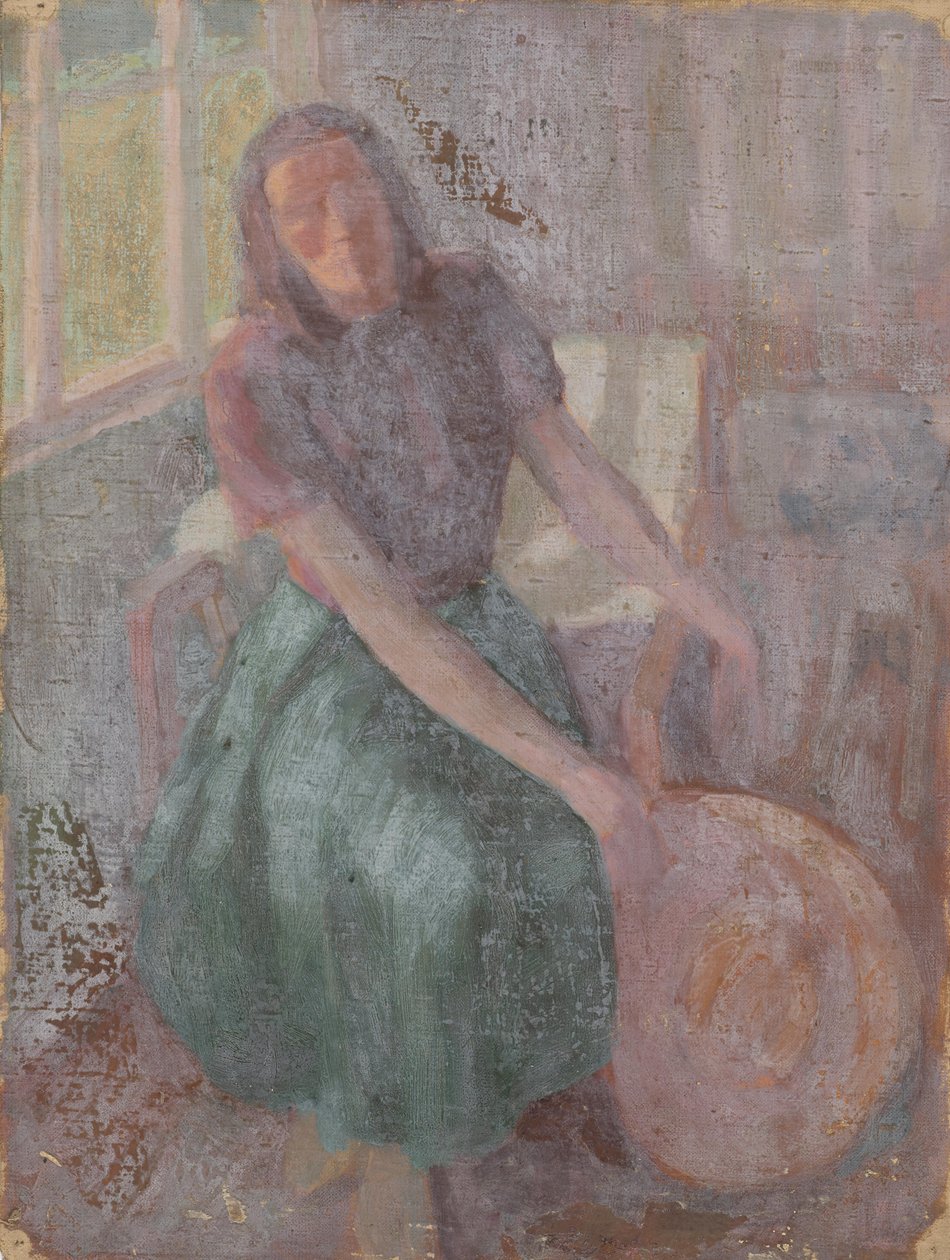 Grete Gamerith with Hat (Sketch) by Walther Gamerith