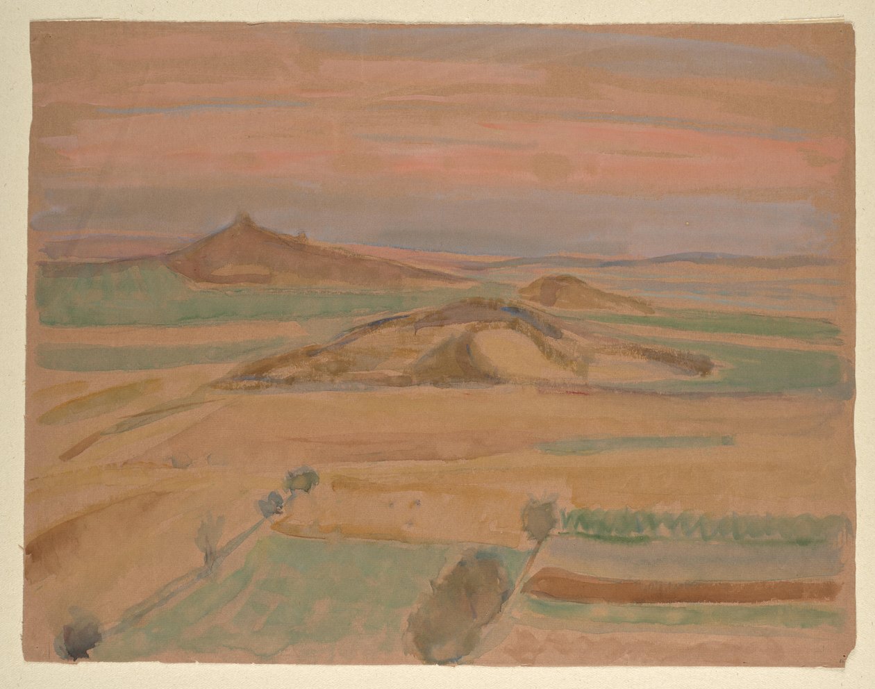 Hilly Landscape by Walther Gamerith