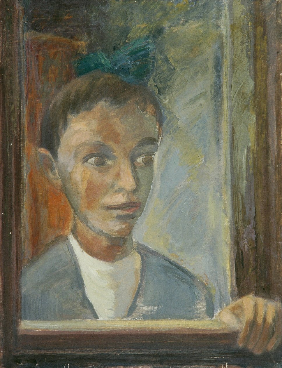 Boy at the Window by Walther Gamerith