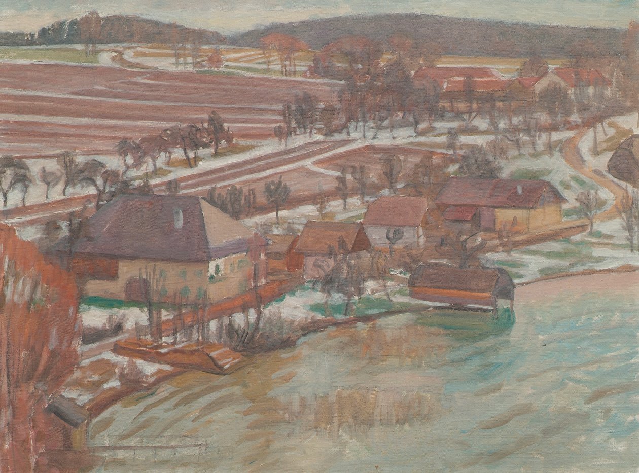 Unterbuchberg in Early Spring by Walther Gamerith