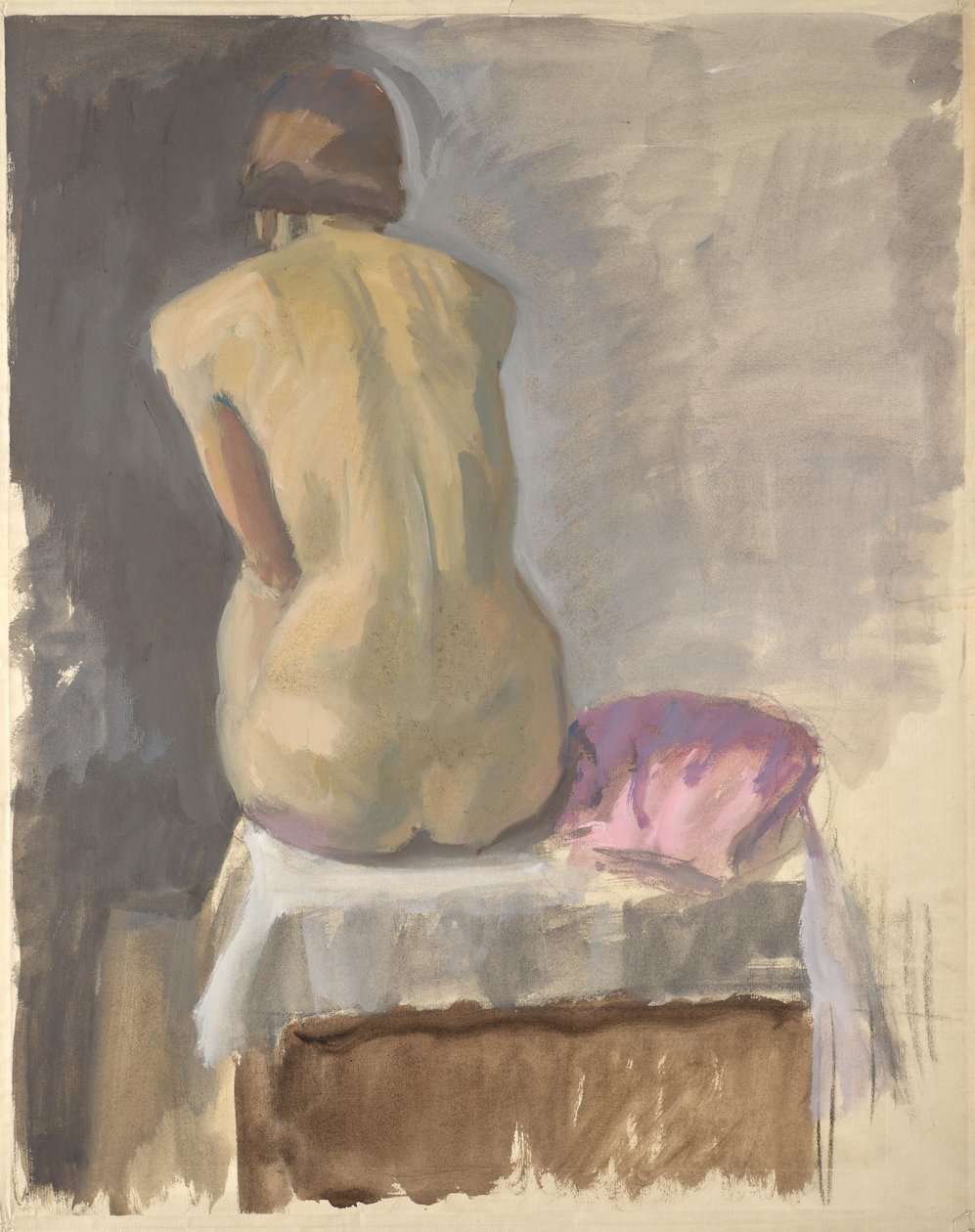 Female Nude from the Back by Walther Gamerith