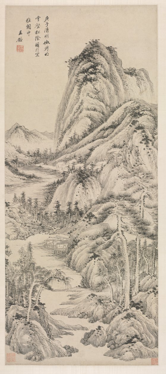 Shade of Pines in a Cloudy Valley by Wang Jian