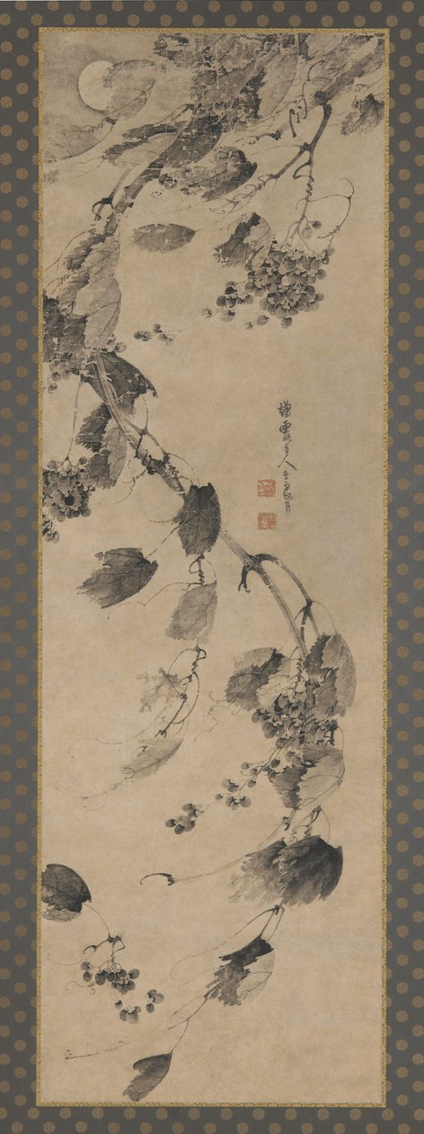 Grapevine in Wind and Moonlight by Wang Liangchen