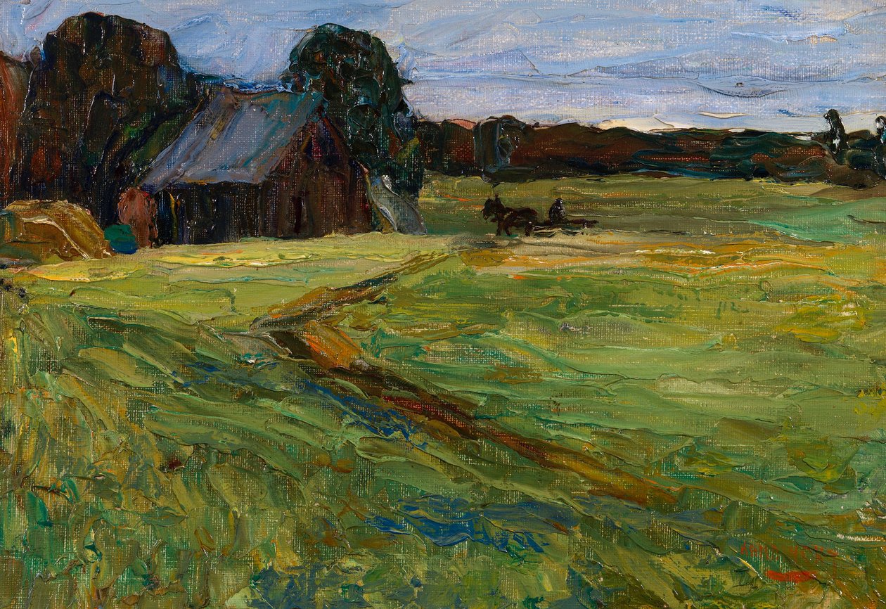 V. Kandinsky. Landscape by Wassily Kandinsky