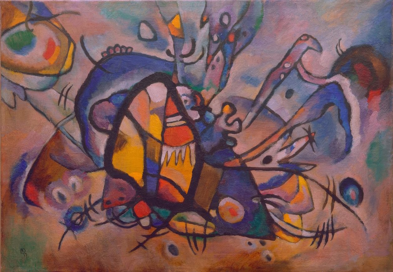 Abstract Composition (Firebird) by Wassily Kandinsky