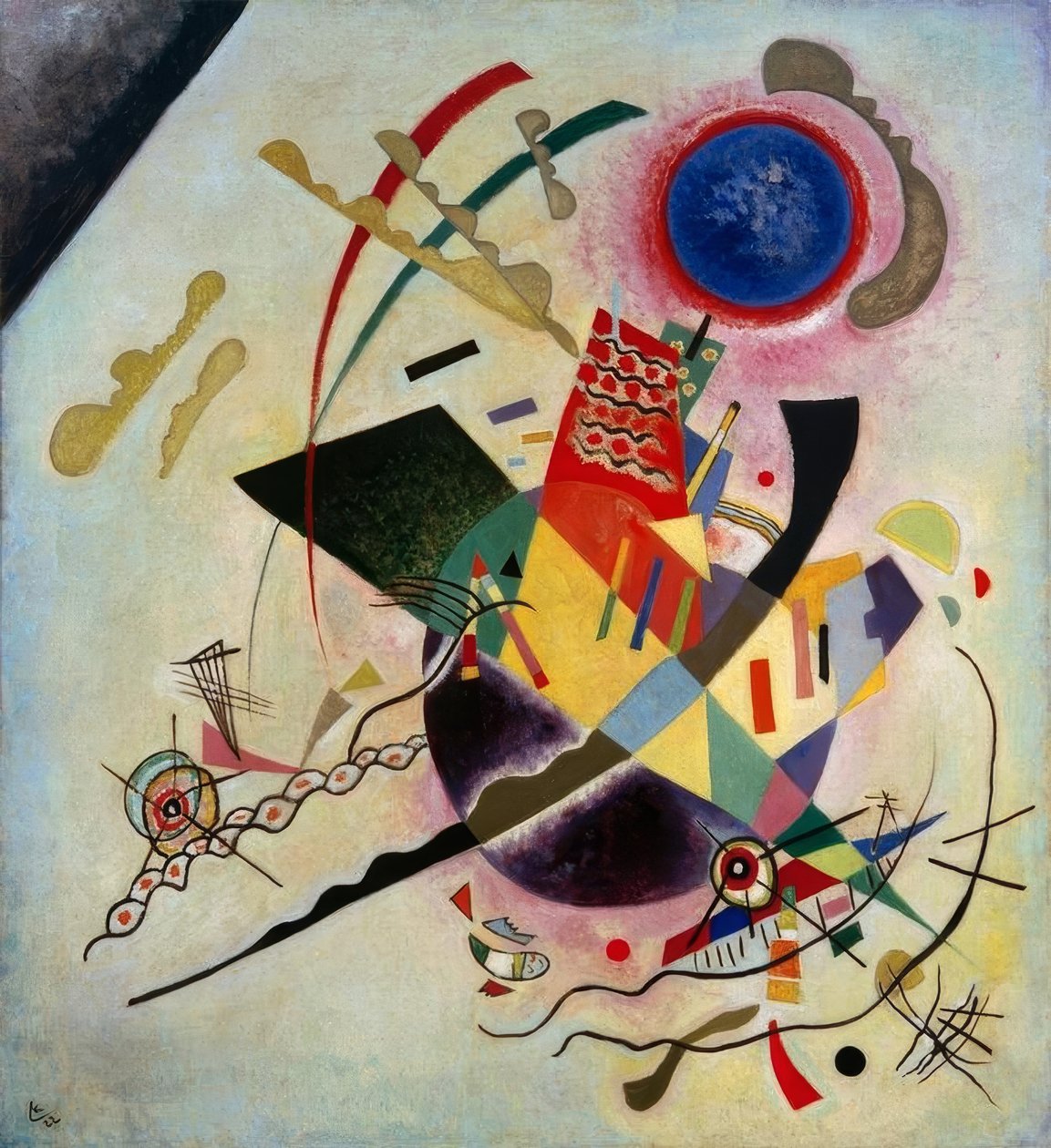 Blue Circle by Wassily Kandinsky