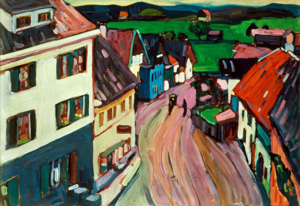 View from the Window of Griesbräu by Wassily Kandinsky