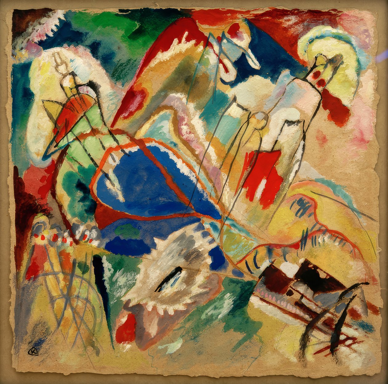 Design for Improvisation 30, (Cannons) by Wassily Kandinsky