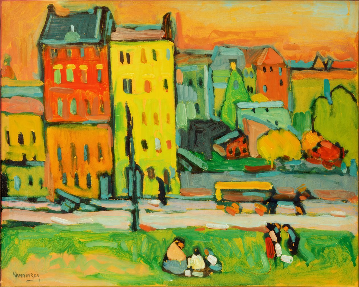 Houses in Munich by Wassily Kandinsky