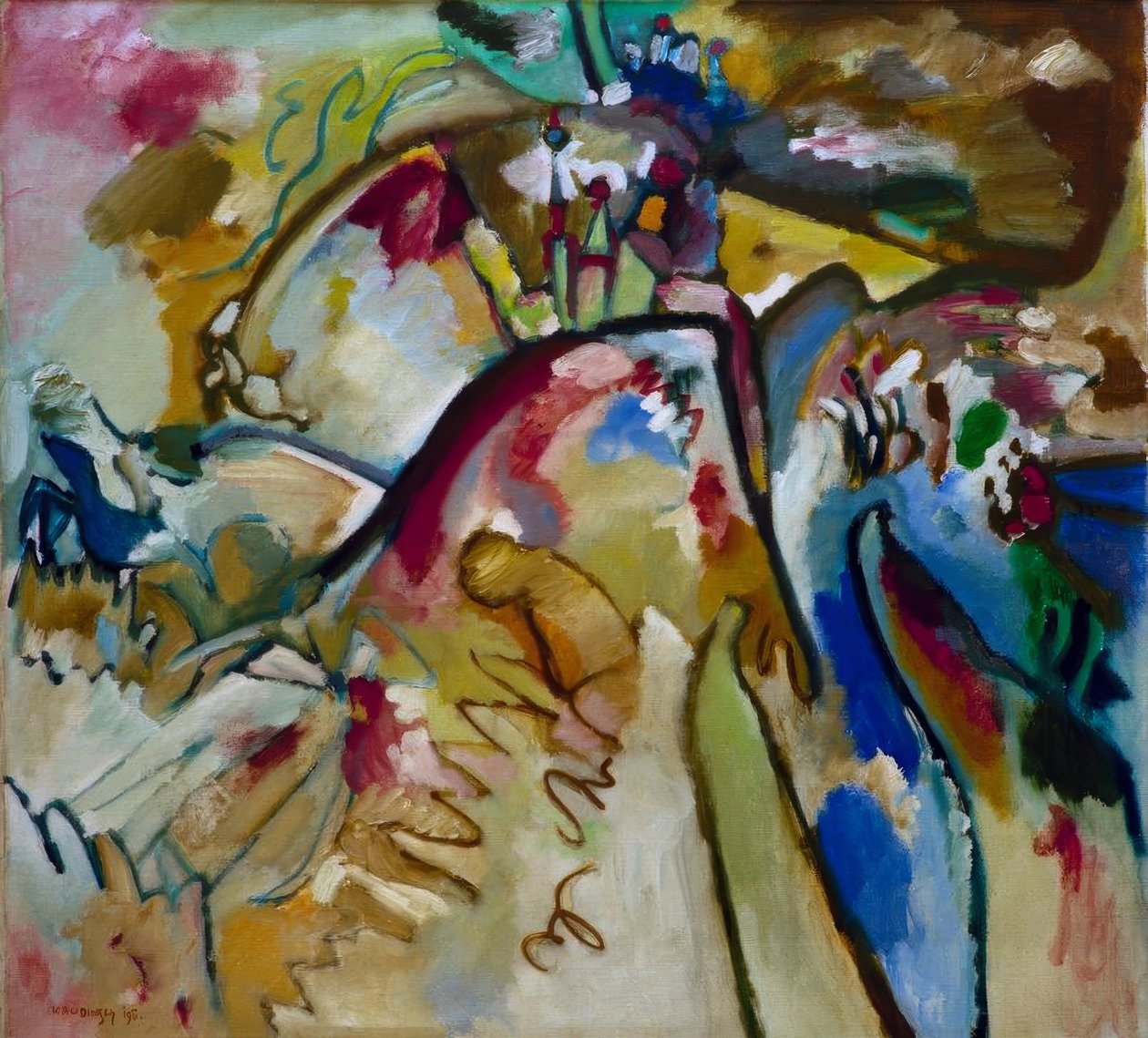 Improvisation 21a by Wassily Kandinsky