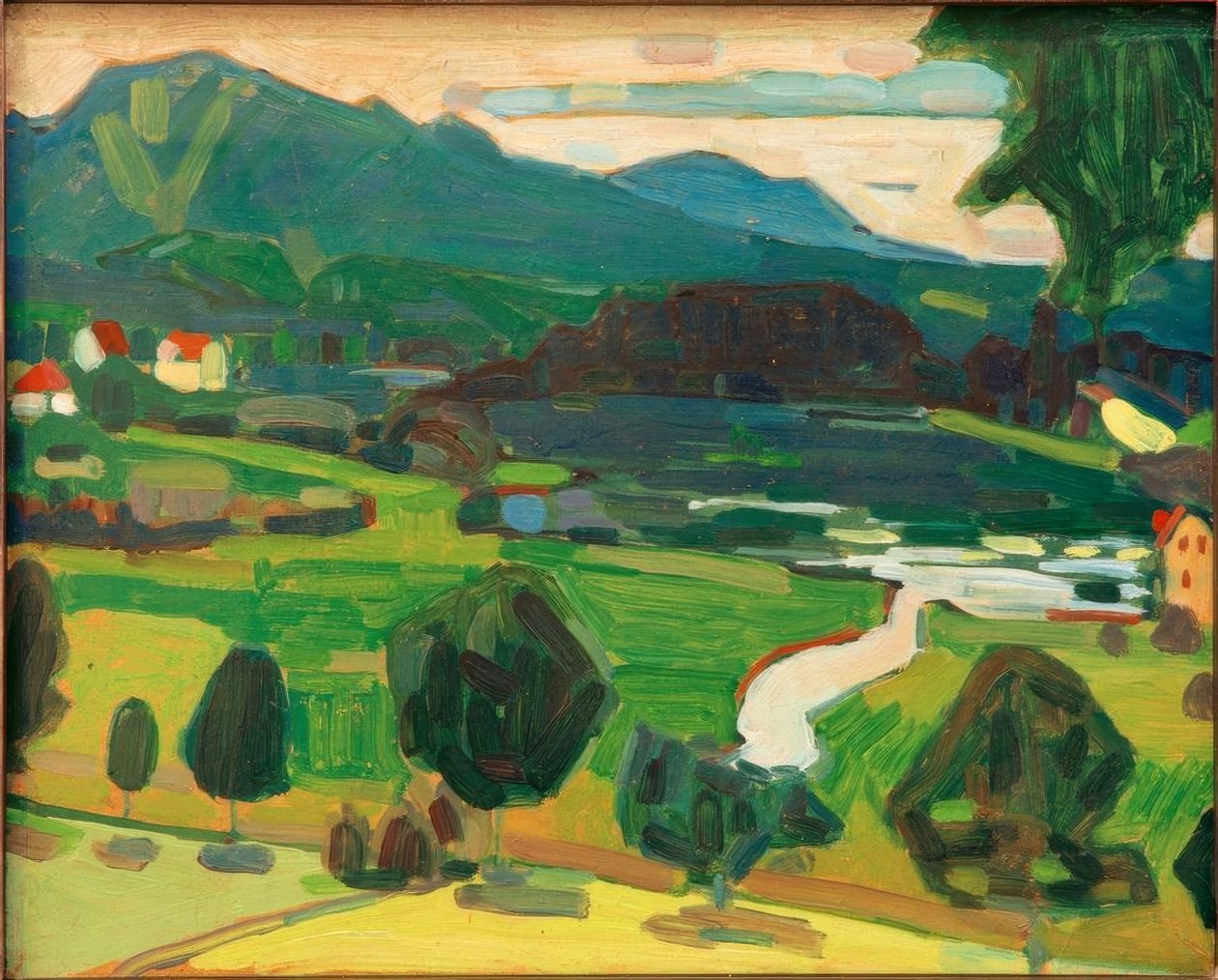 Murnau-View over the Staffelsee by Wassily Kandinsky