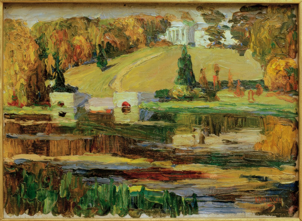 Sketch for Akhtyrka – Autumn by Wassily Kandinsky