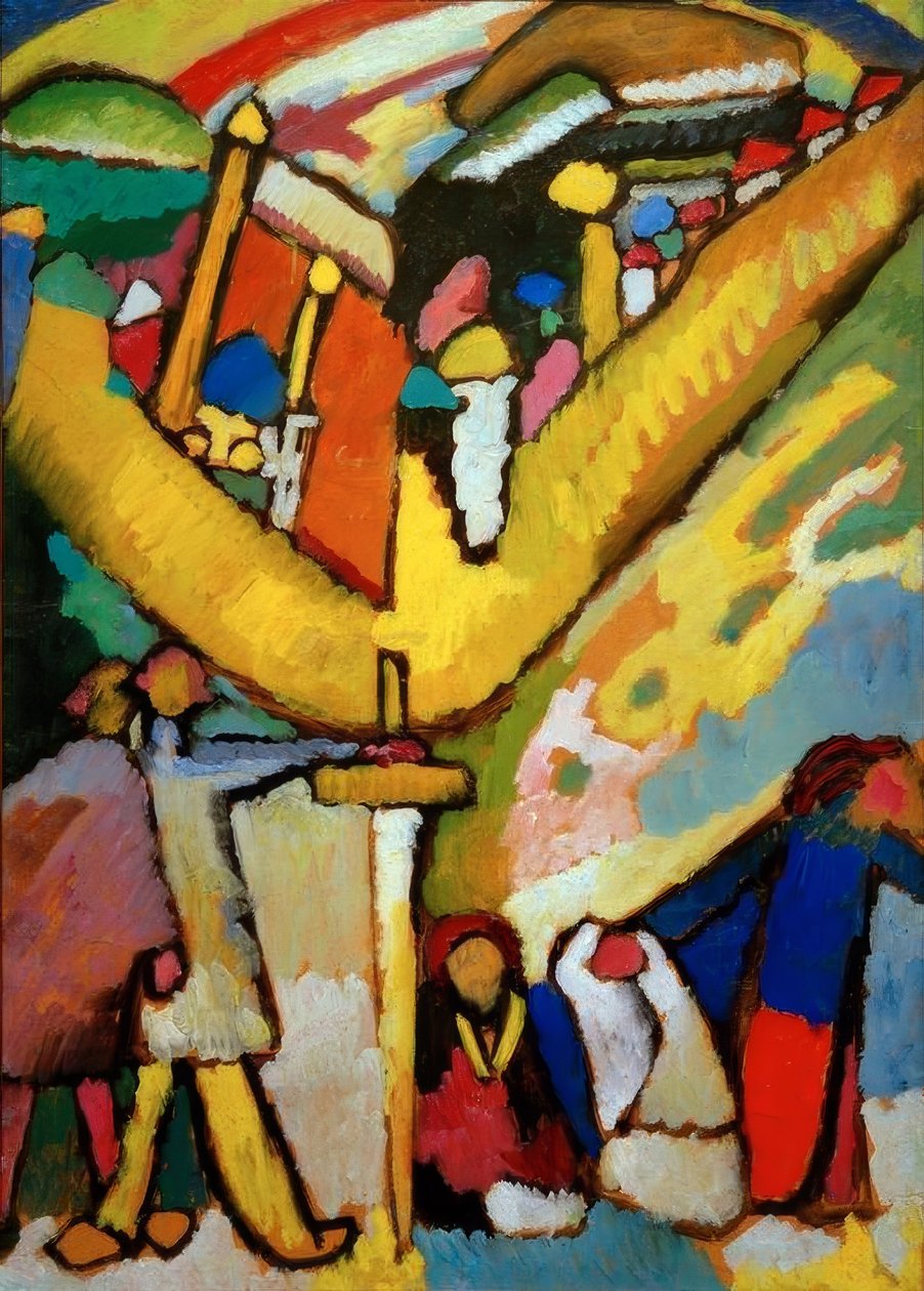 Study for Improvisation 8 by Wassily Kandinsky