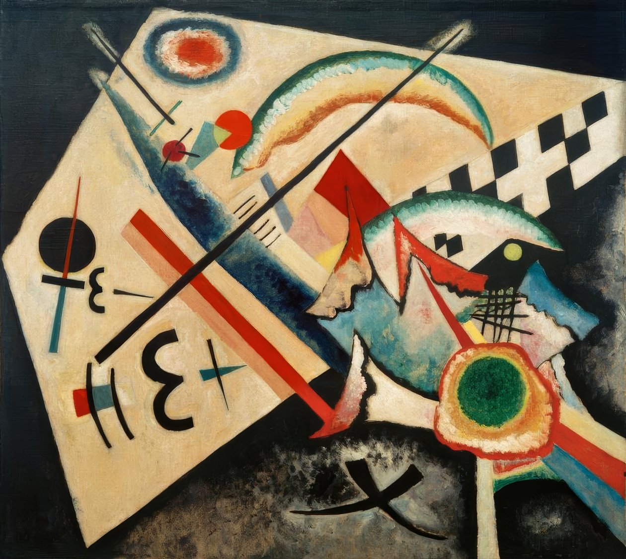 White Cross by Wassily Kandinsky