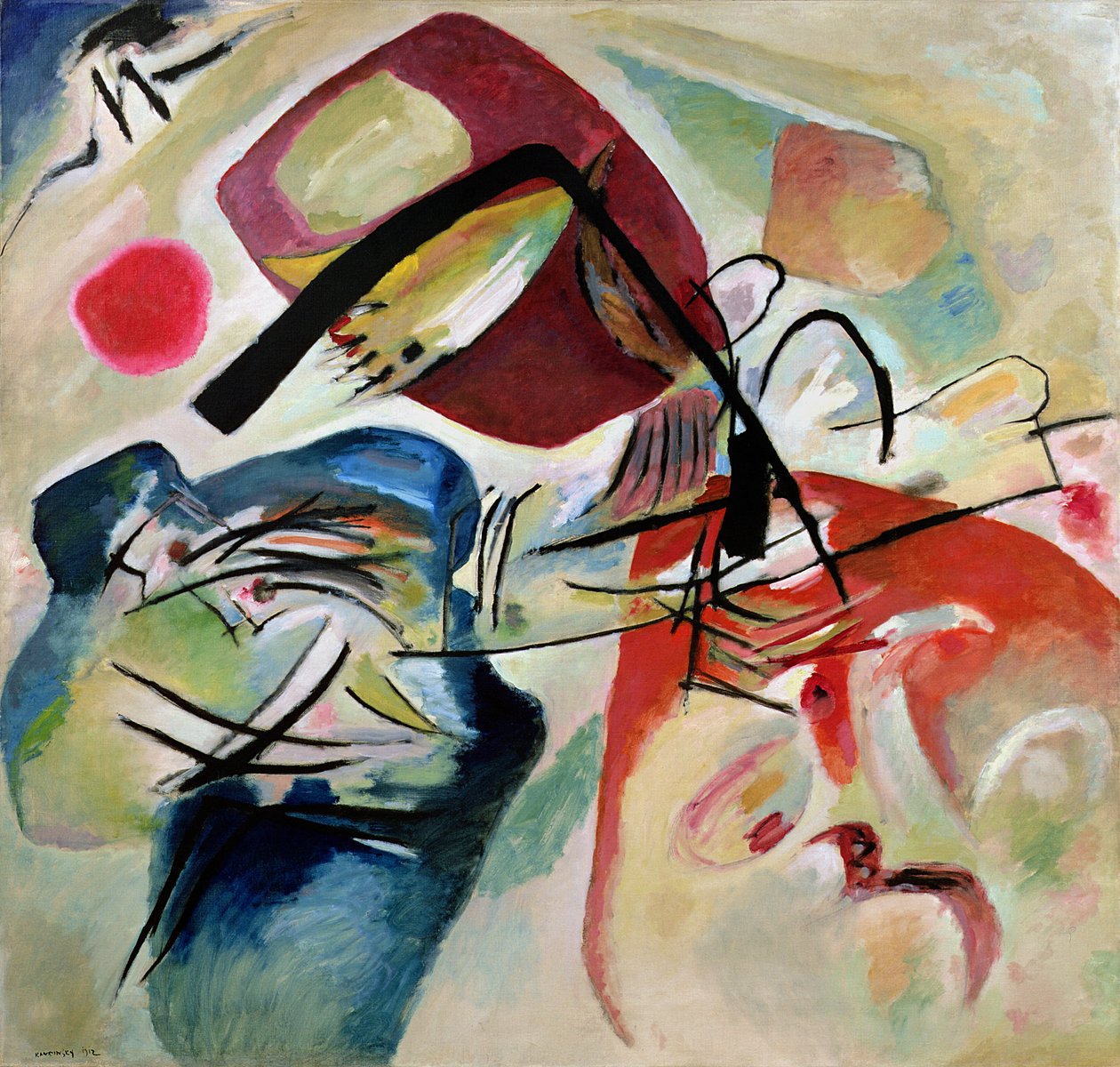 With the Black Arch by Wassily Kandinsky