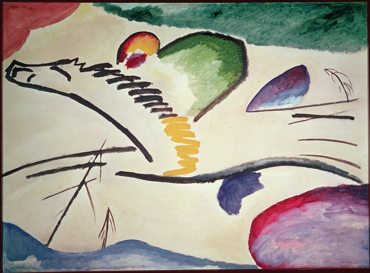 Abstract Horse, 1911 by Wassily Kandinsky