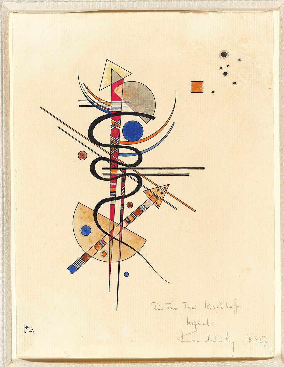 Watercolor for Mrs. Toni Kirchhoff by Wassily Kandinsky
