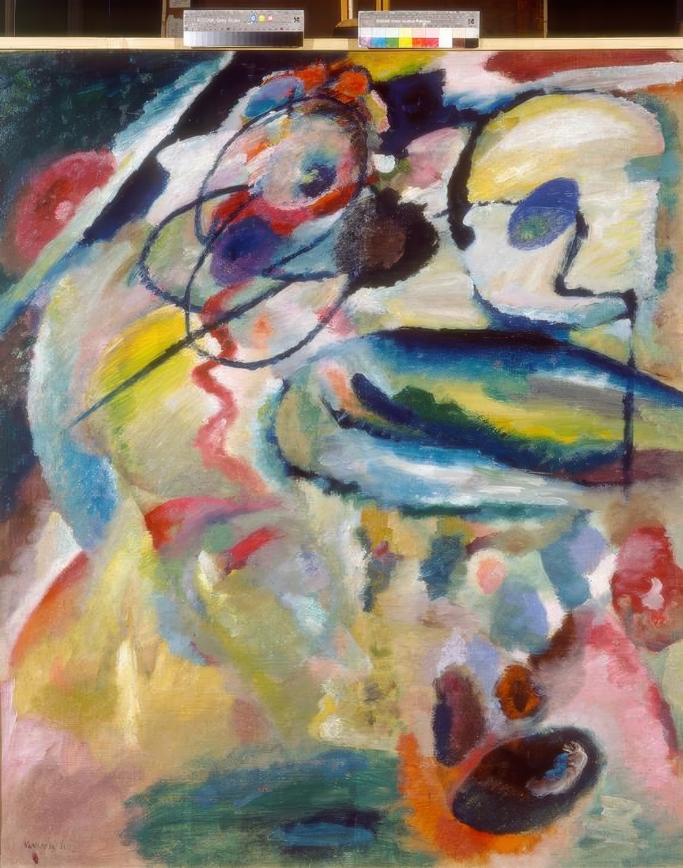 Painting with Circle by Wassily Kandinsky