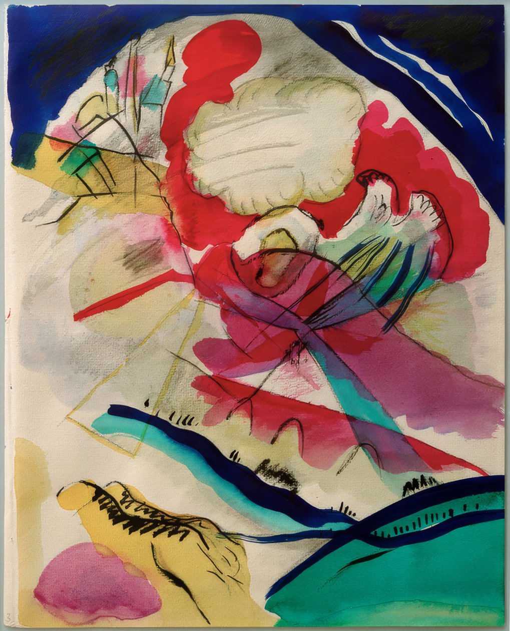 Design for a Picture with White Lines by Wassily Kandinsky
