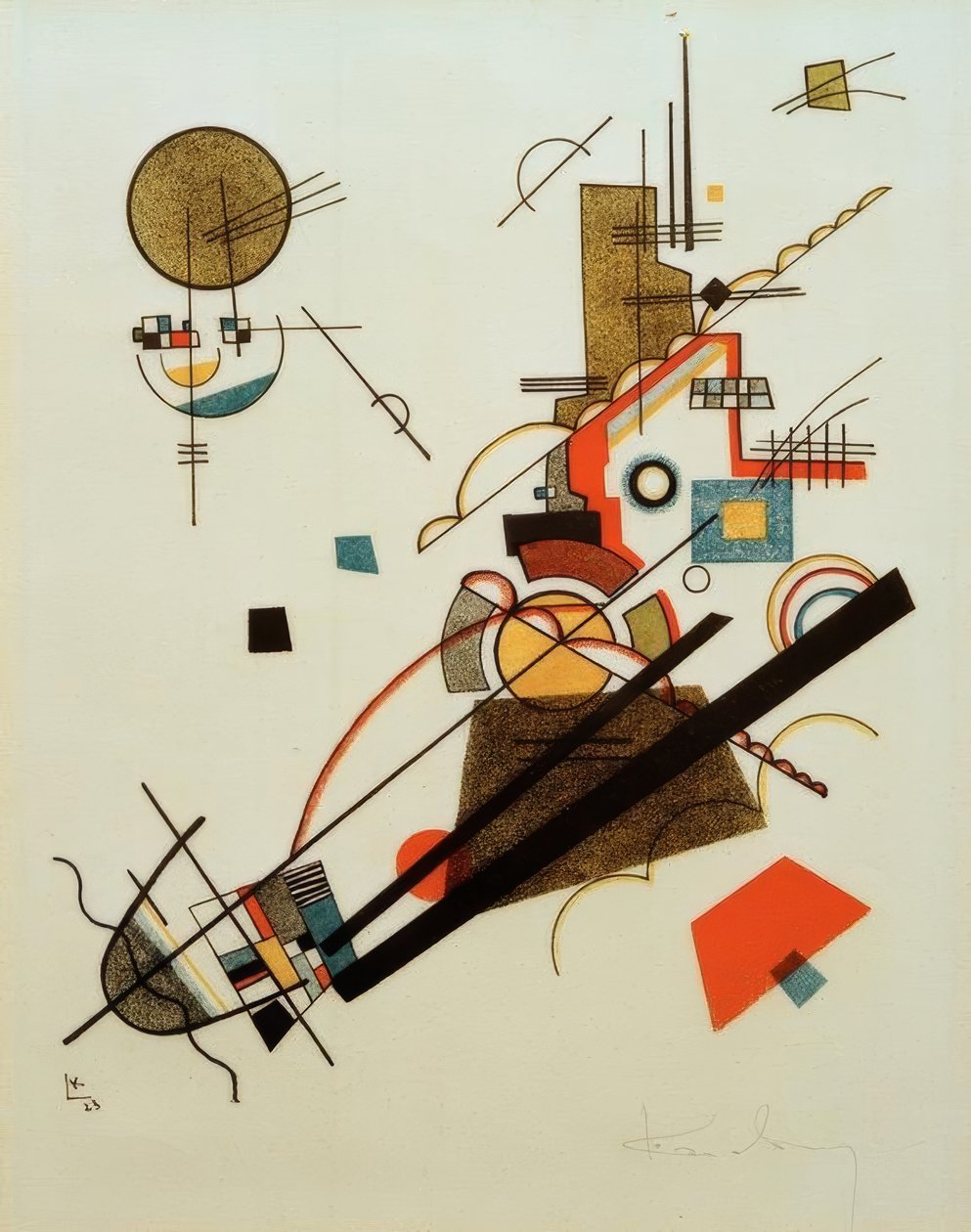 Joyful Ascent by Wassily Kandinsky