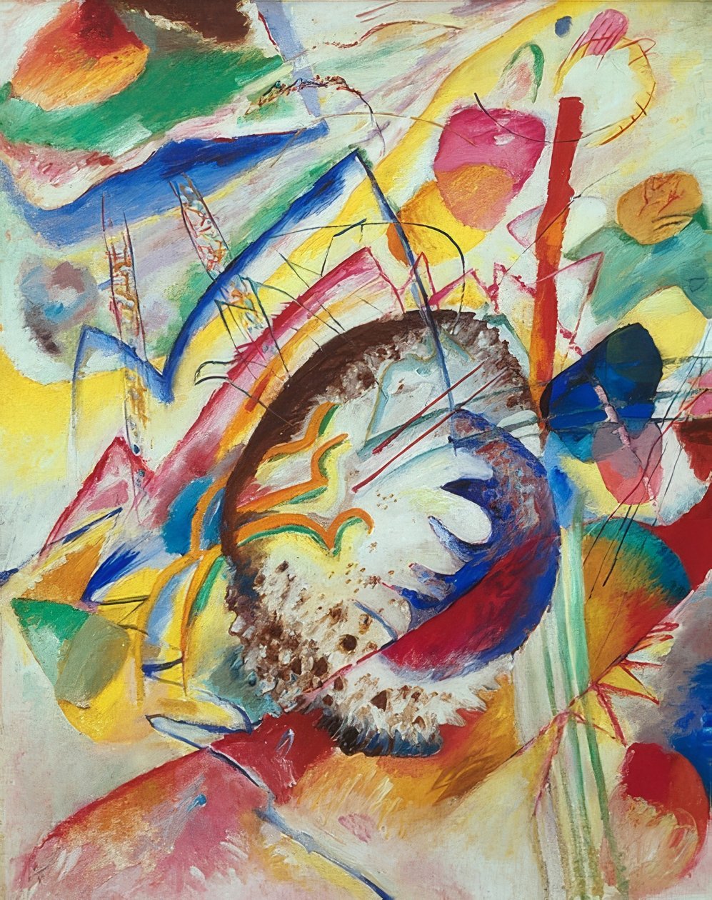 Large Study. 1914 by Wassily Kandinsky