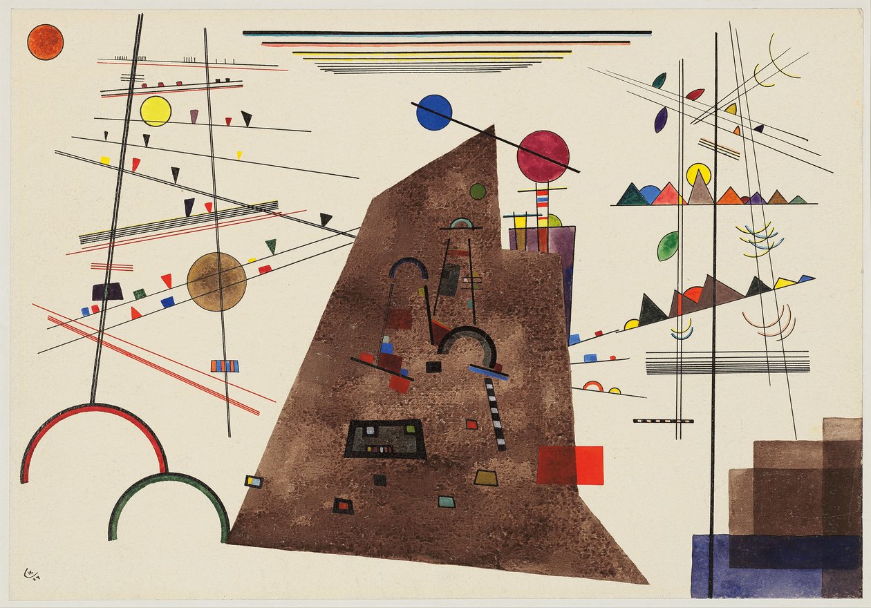 Heavy Between Light by Wassily Kandinsky