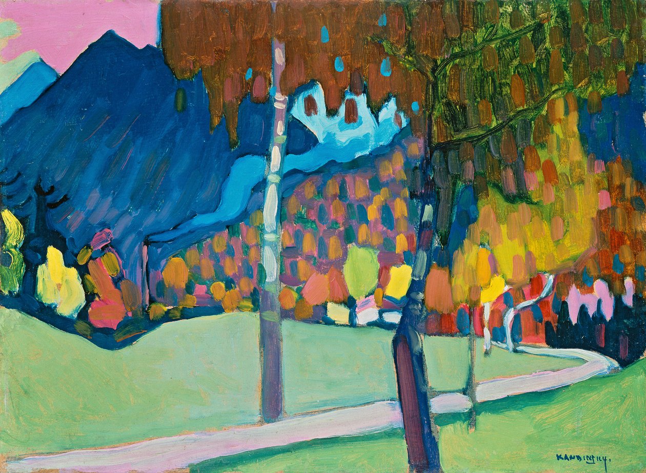 Autumn Study, Probably from Oberau by Wassily Kandinsky