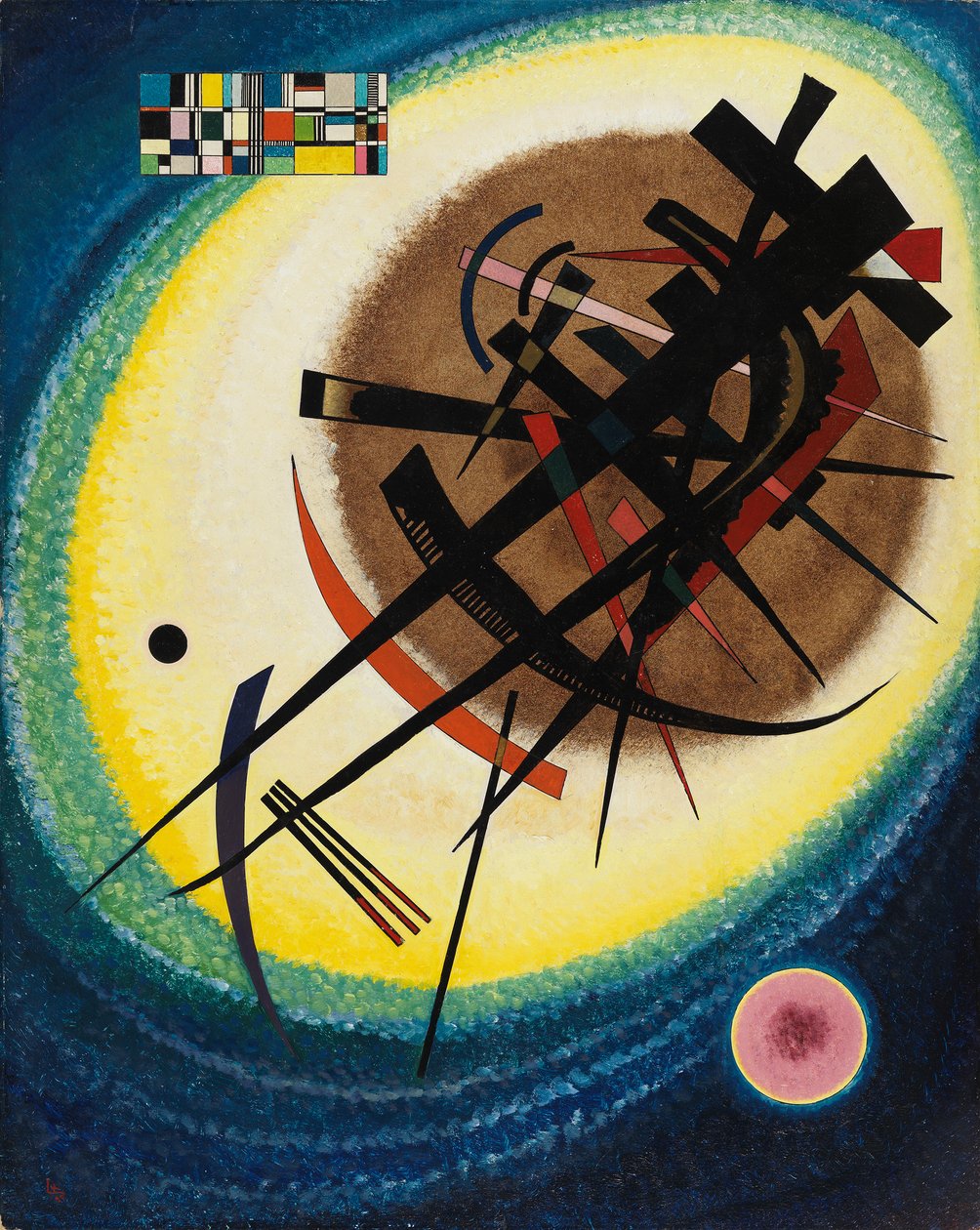 Kandinsky - In the Clear Oval, 1925 by Wassily Kandinsky
