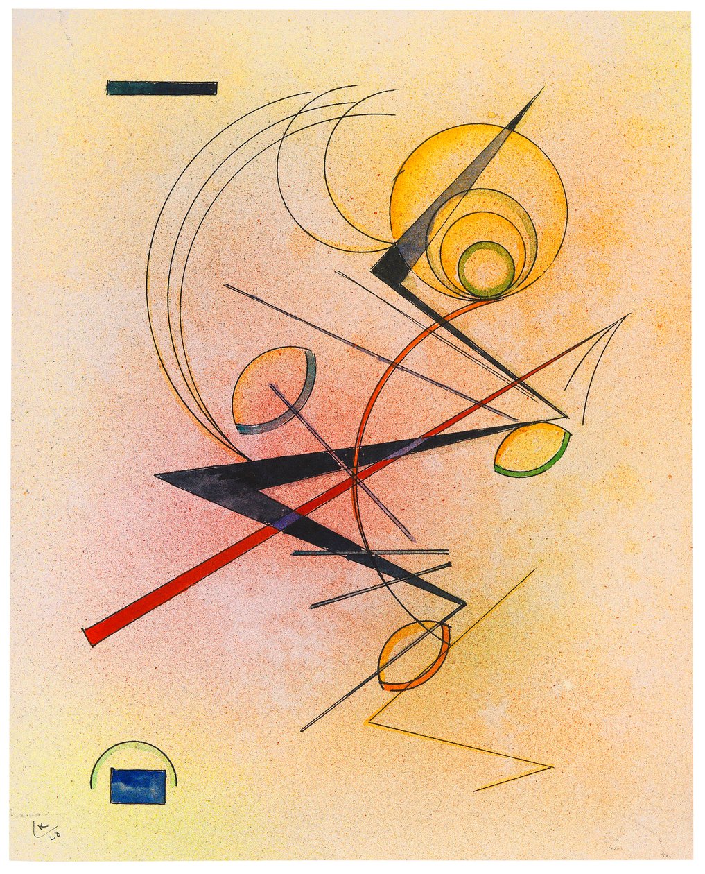 Kleines Warm by Wassily Kandinsky