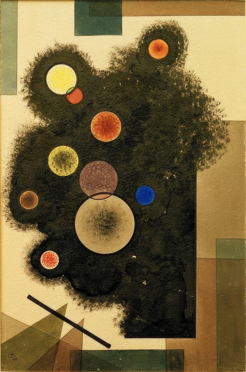 Circles in Black by Wassily Kandinsky