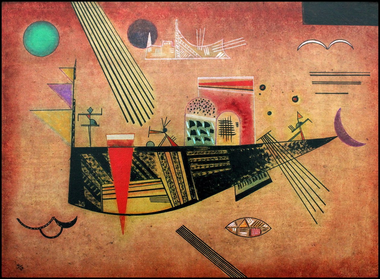 Moody by Wassily Kandinsky