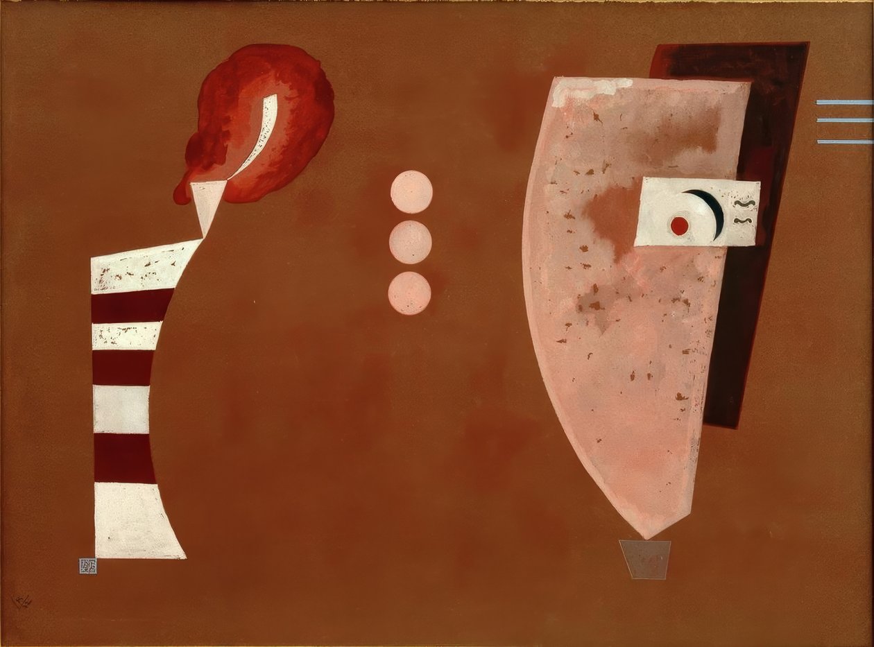 In the Middle of Circles by Wassily Kandinsky