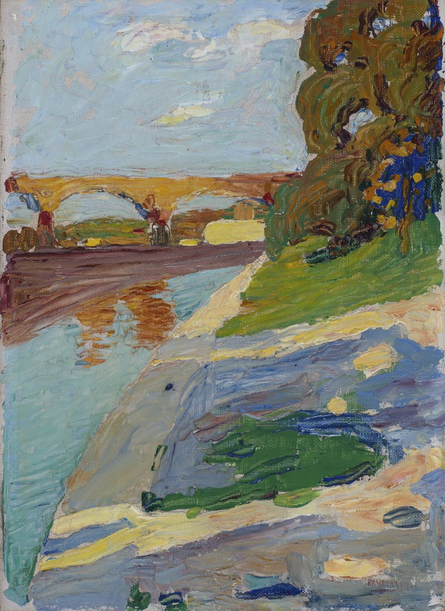 Munich – The Isar by Wassily Kandinsky