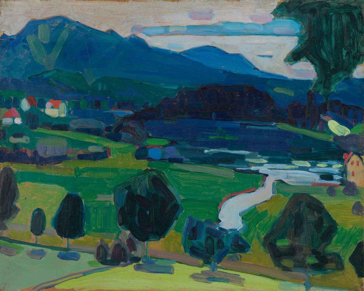 Murnau – View Over the Staffelsee by Wassily Kandinsky