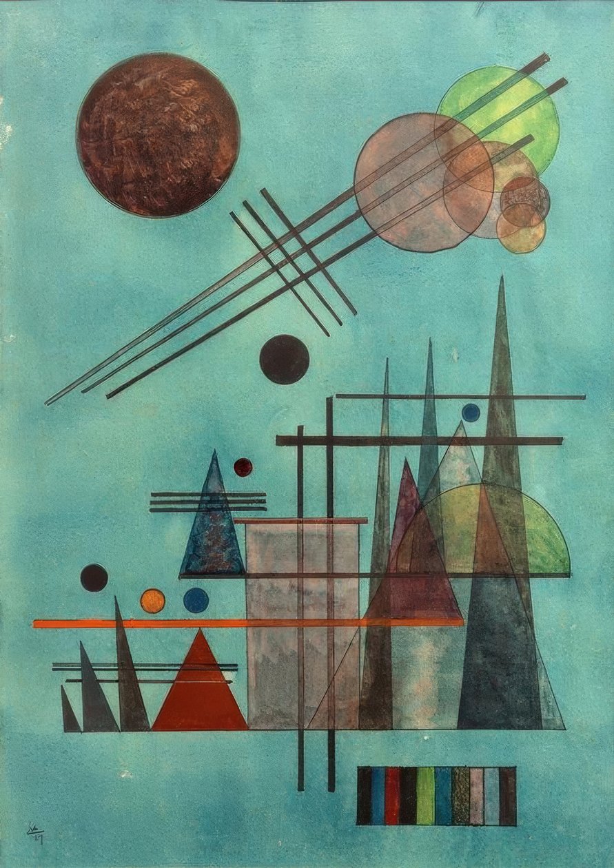 Horizontal and Vertical by Wassily Kandinsky