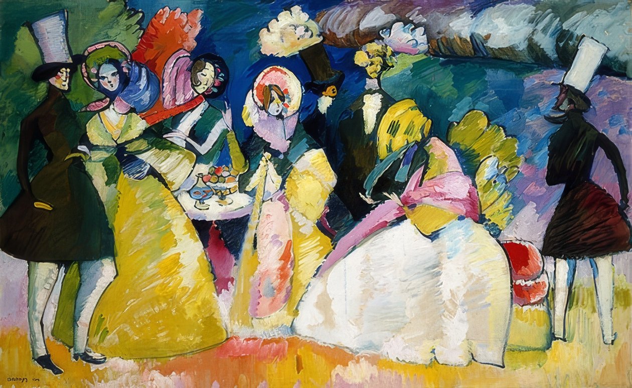 Hoop Skirt Society by Wassily Kandinsky