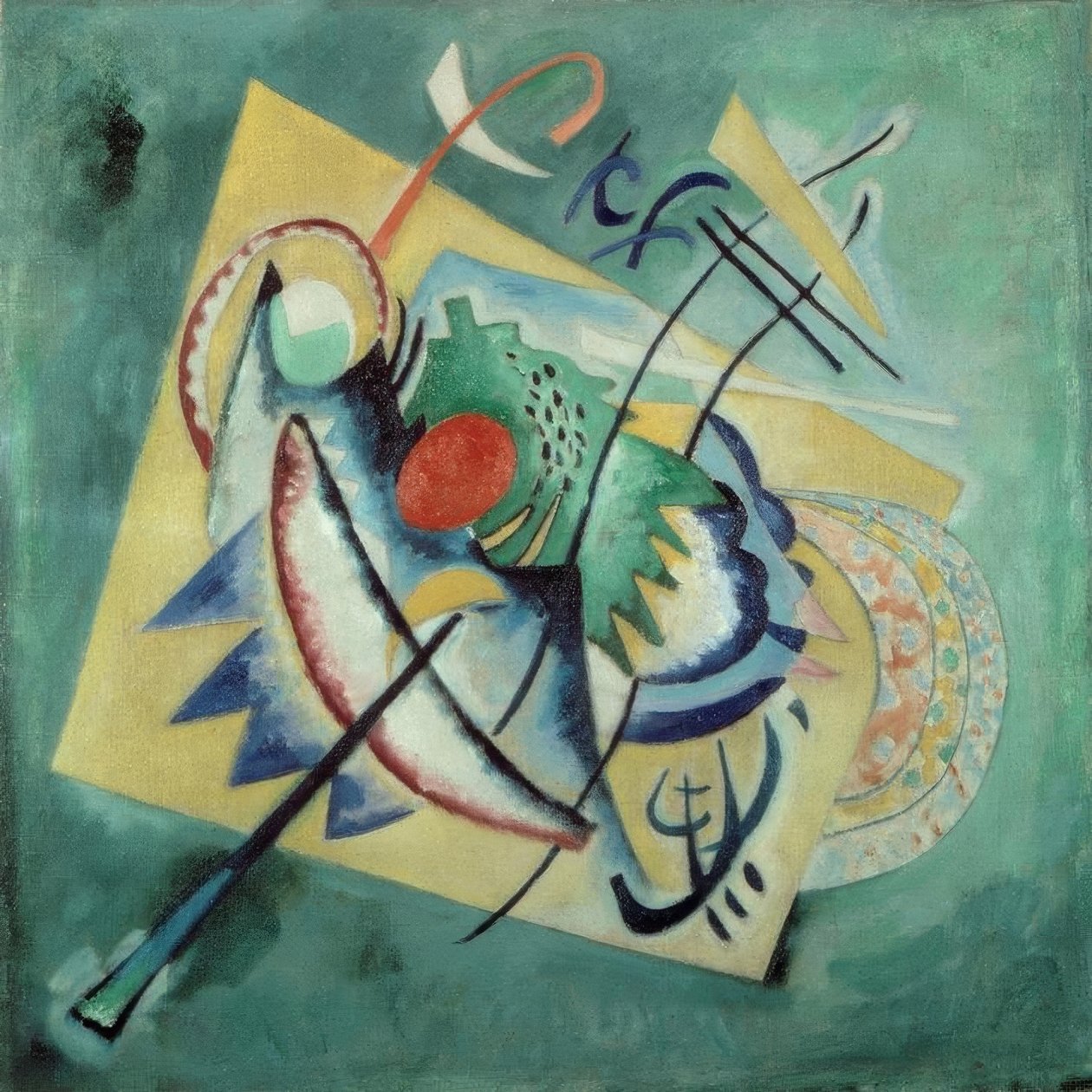 Red Oval by Wassily Kandinsky