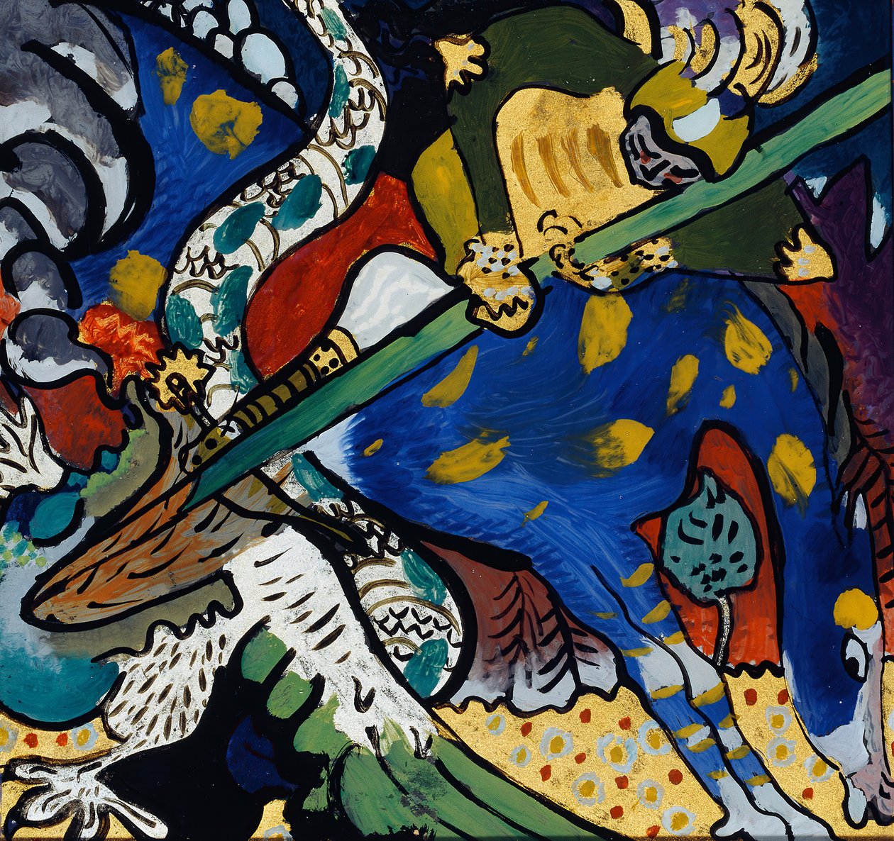Saint George I, 1911 by Wassily Kandinsky