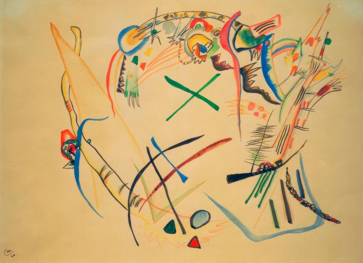 Sketch by Wassily Kandinsky