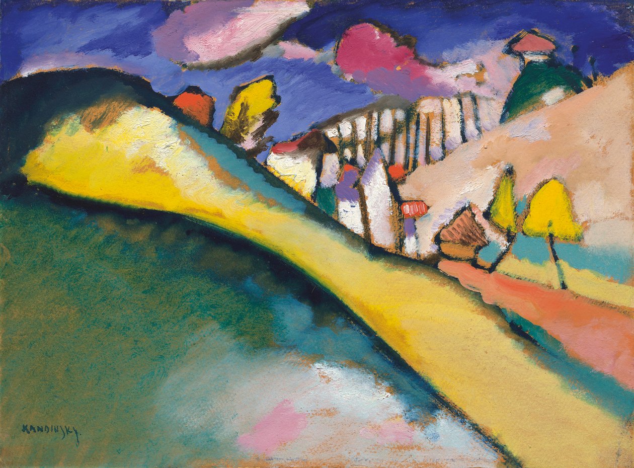 Study for landscape (Dünaberg) by Wassily Kandinsky