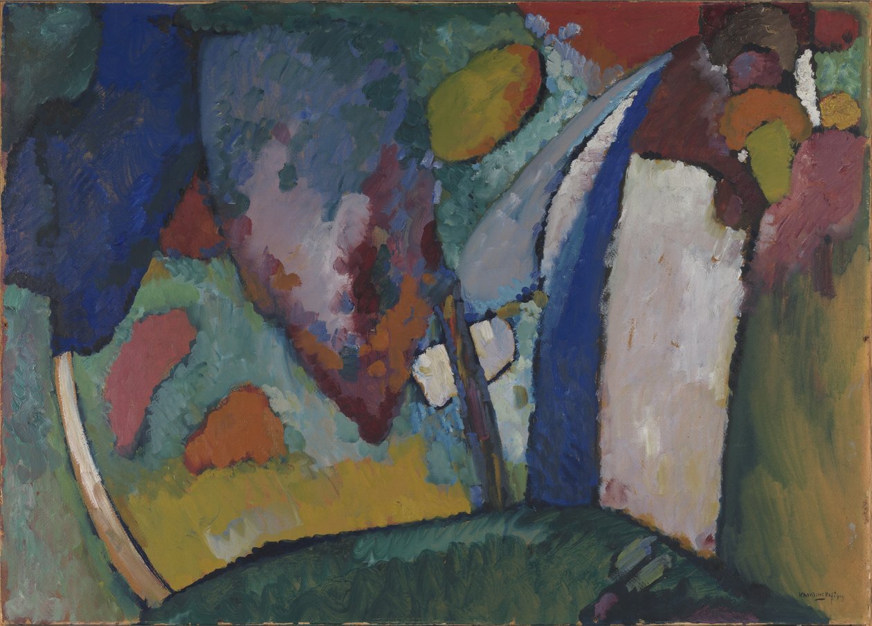The Waterfall by Wassily Kandinsky