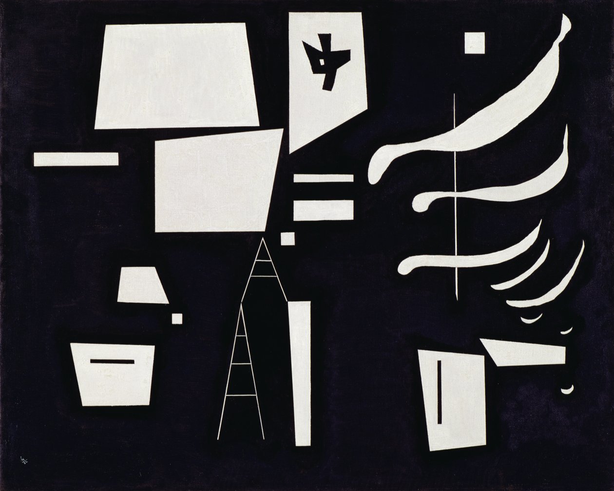 White - Soft and Hard March by Wassily Kandinsky