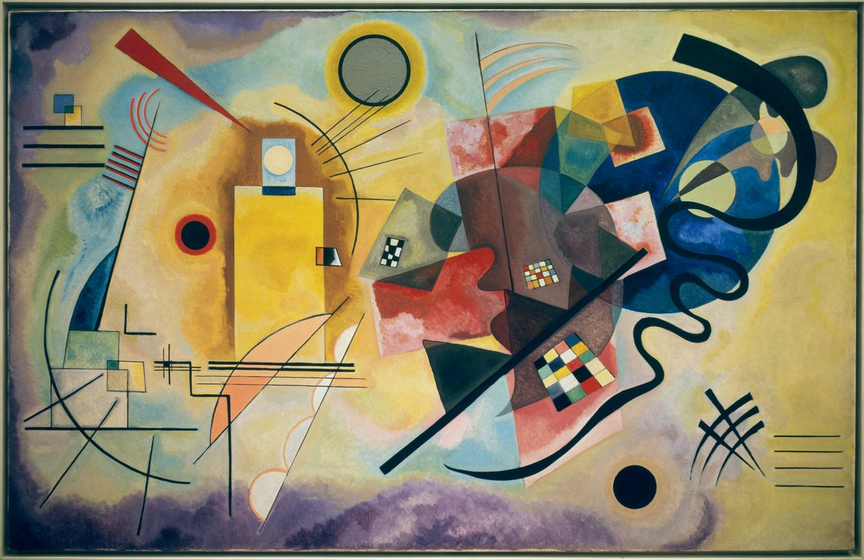 Yellow-Red-Blue by Wassily Kandinsky