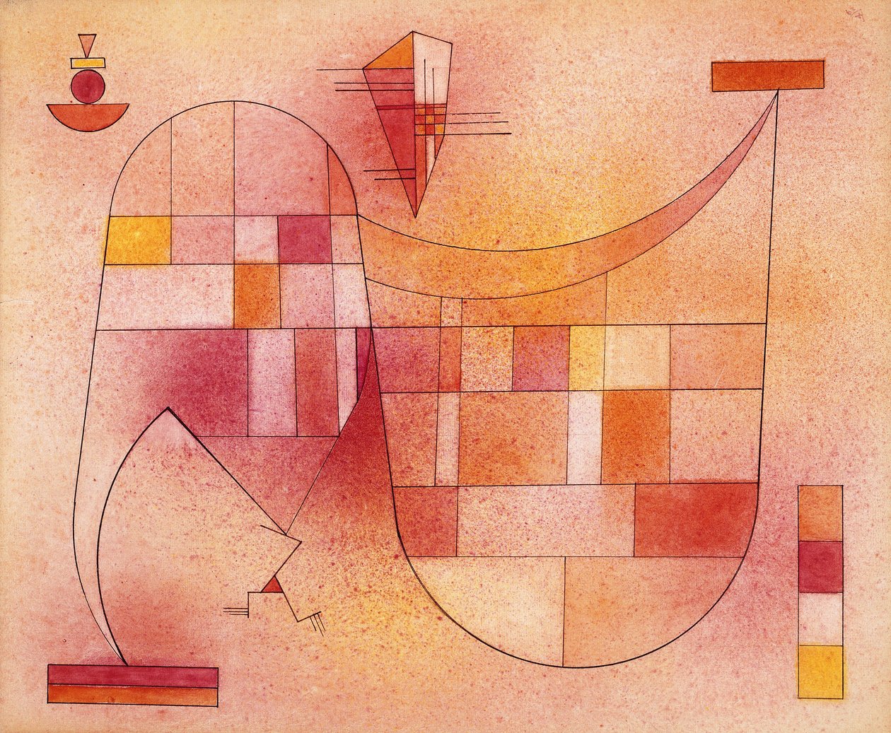 Yellow Pink by Wassily Kandinsky