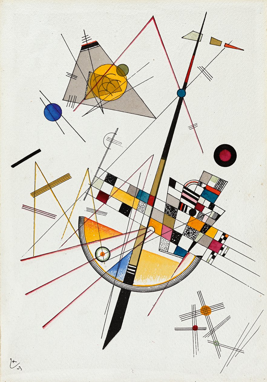 Delicate Tension No. 85, 1923 by Wassily Kandinsky