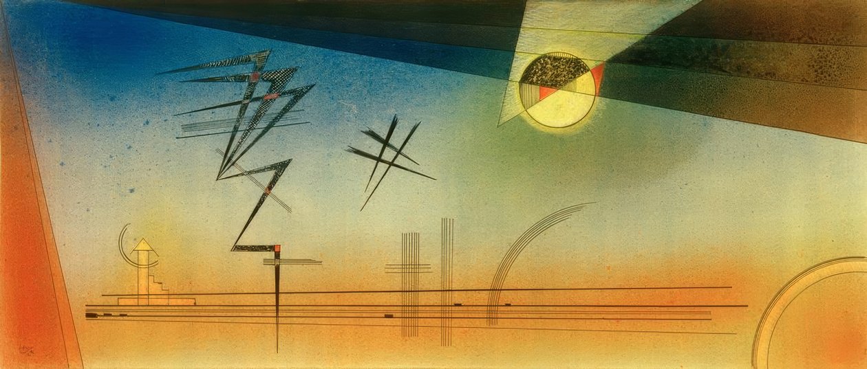 Zigzag Upwards by Wassily Kandinsky
