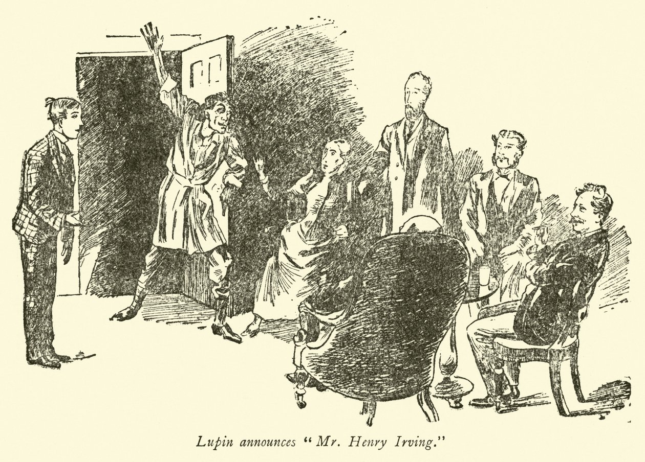 Lupin announces Mr Henry Irving by Weedon Grossmith